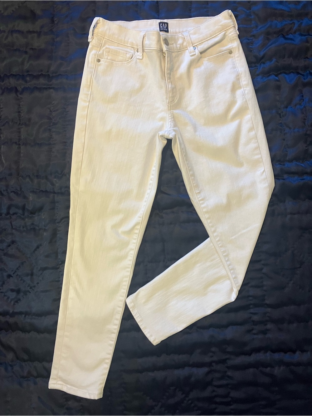 Gap White Denim Skinny Jeans
